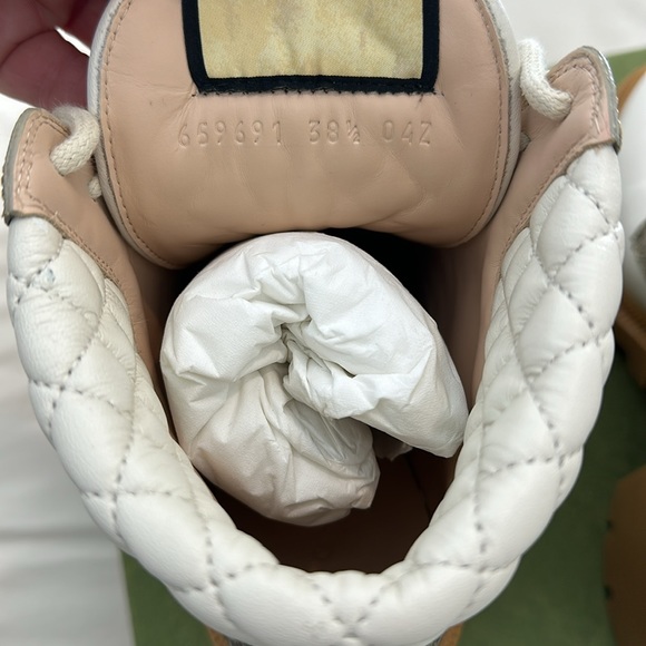 Gucci Apollo GG Supreme White Boots - Picture 10 of 12